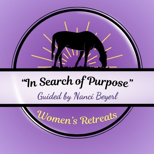 "In Search of Purpose" Women's Retreats with Horses led by Nanci Beyerl of Peaceful Acres Horses